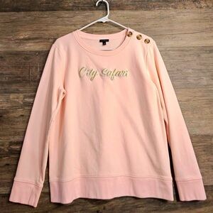 Talbots Blush Sweatshirt City Safari